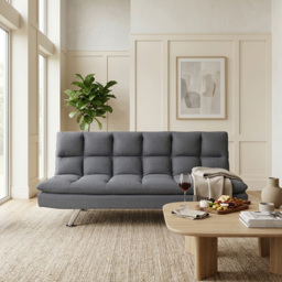 Finley Triple Sleeper Grey Sofa Bed - thumbnail 1