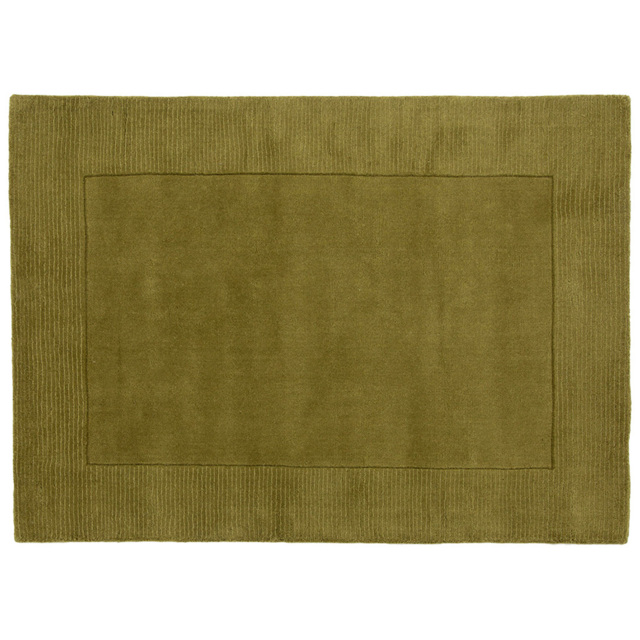 Esselle Home Esme Olive Wool Rug 80 x 150cm - image 1