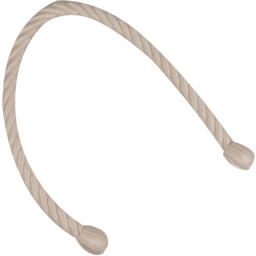 Silver Classic Rope Tieback