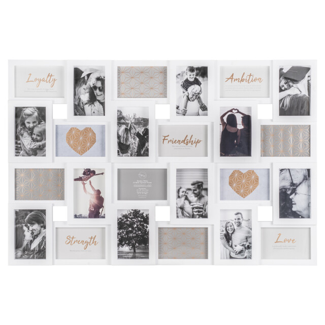 The Port. Co Gallery Hendon 24 Aperture Collage White Photo Frame - image 1