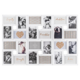 The Port. Co Gallery Hendon 24 Aperture Collage White Photo Frame