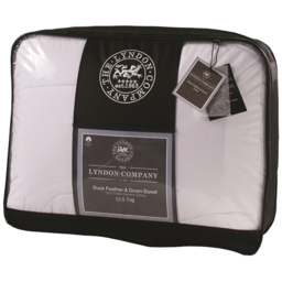 The Lyndon Company Single Natural Duck Feather and Down Duvet 13.5 Tog - thumbnail 1