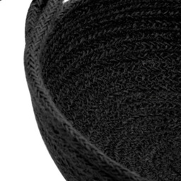 Premier Housewares Black Round Jute Basket 2 Pack - thumbnail 4