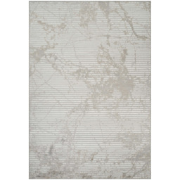 Desire Rugs Perla Grey Modern Abstract Linear Molten Design Rug 60 x 220cm - thumbnail 1