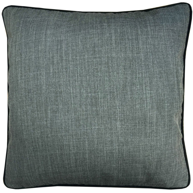 Sloane Faux Linen Cushion - Charcoal - image 1