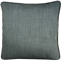 Sloane Faux Linen Cushion - Charcoal - thumbnail 1
