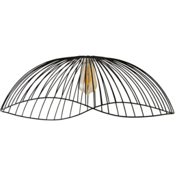 ValueLights Covelas Black Wavy Wire Pendant Shade