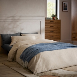 Boston Geo Chenille 2 Seater Sofa Bed - Mid Grey - thumbnail 2