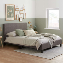 Berlin Double Grey Polyester Bed - thumbnail 1