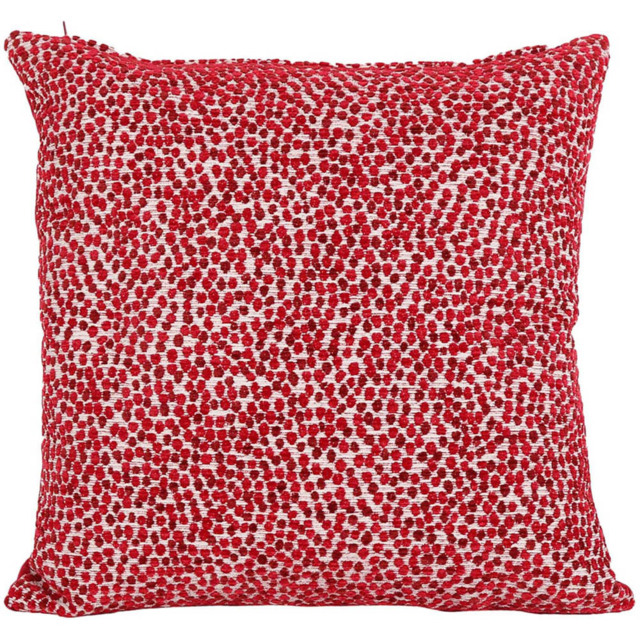 Divante Fairford Chenille Cushion - Red