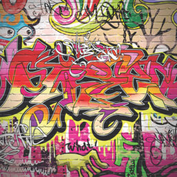 Origin Murals City Graffiti Wall Multicolour Wall Mural - thumbnail 2