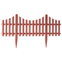St Helens Brown Garden Edge Fence 4 Pack - thumbnail 3