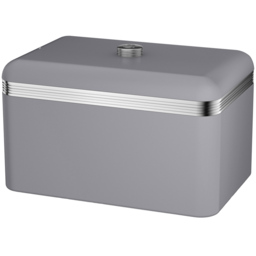 Swan Retro Grey Bread Bin - thumbnail 1