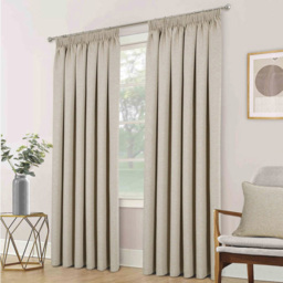 Divante Dusk Blackout Natural Thermal Curtains 168 x 183cm