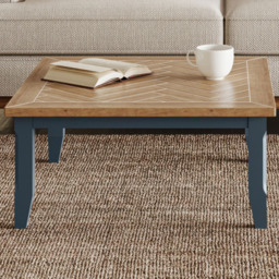 Baumhaus Signature Blue Square Open Coffee Table - thumbnail 1