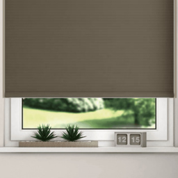 New EdgeBlinds Thermal Blackout Roller Blinds Chocolate 105cm - thumbnail 3