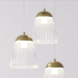 Hazel Antique Brass Ceiling Light - thumbnail 4