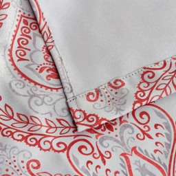 Alan Symonds Victoria Room Darkening Ring Top Eyelet Curtains Red 168 x 229cm - thumbnail 4