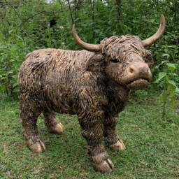 Highland Cow Ornament Brown - thumbnail 2
