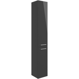 Bathstore Panama 2 Door Anthracite Floor Standing Tall Unit 350mm
