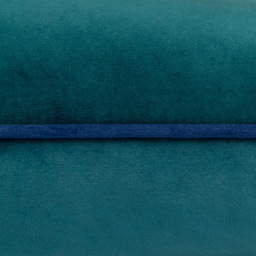 Furn Meridian Velvet Teal and Navy Cushion 45 x 45cm - thumbnail 4