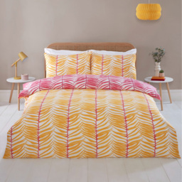 Rapport Home Double Tropical Trails Polyester Reversible Duvet Cover Set