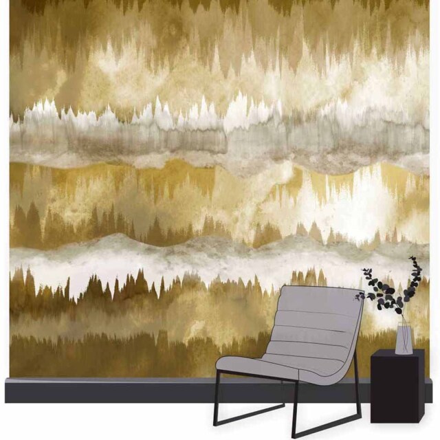 Superfresco Easy The Horizon Ochre Wall Mural - image 1
