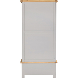 Seconique Windsor Pebble Grey and Oak 2 Door Single Drawer Wardrobe - thumbnail 3