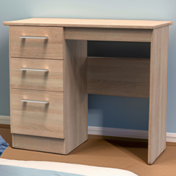 Crowndale Devon 3 Drawer Bardolino Oak Dressing Table