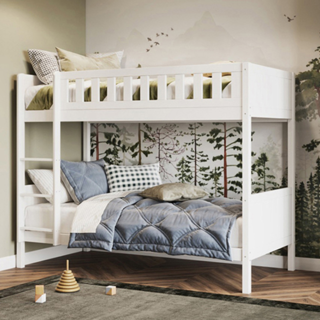 Flair Bea White Wooden Bunk Bed - image 1