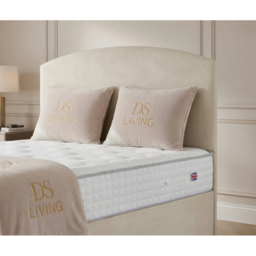 DS Living Opulence Cream Double Velvet Upholstered Ottoman Bed - thumbnail 3
