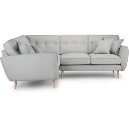 Opry Faro 4 Seater Button Back Ashen Right Hand Corner Sofa - thumbnail 3