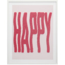 Positivity Tufted Framed Print - Multicolour - thumbnail 4