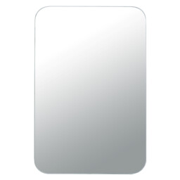 Bathstore Eden Rectangular Bathroom Mirror Silver - thumbnail 1