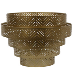 Soleil Tiered Gold Pendant Shade