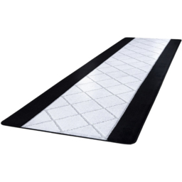 Smart Living Carmela Black and Grey Non-Slip Door Mat with Gel Backing 40 x 60cm