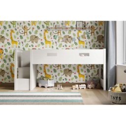 Flair Charlie Wooden White Mid Sleeper - thumbnail 3