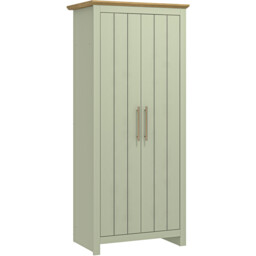 Bexley 2 Door Sage Green Wardrobe - thumbnail 3