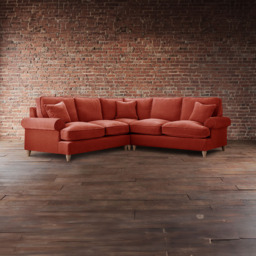 The Victoria Large Apricot Corner Sofa - thumbnail 3