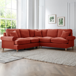 The Victoria Large Apricot Corner Sofa