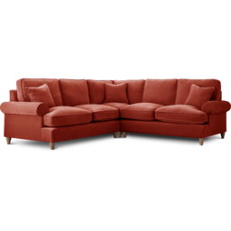 The Victoria Large Apricot Corner Sofa - thumbnail 2