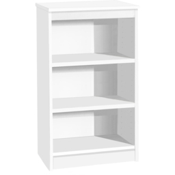 R White Cabinets 3 Shelf Mid Height White Bookcase - thumbnail 2
