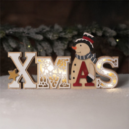 Xmas Haus Wooden Xmas LED Decoration - thumbnail 4
