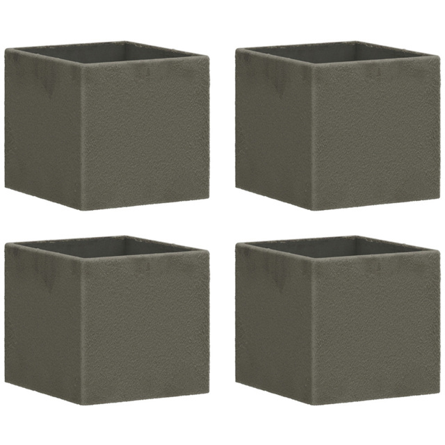 Homebase Teddy Grey Cube Storage Insert 4 Pack - image 1