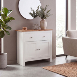 Vida Designs Arlington 2 Door 2 Drawer White Sideboard - thumbnail 4