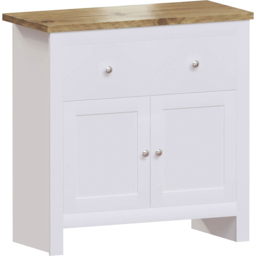Vida Designs Arlington 2 Door 2 Drawer White Sideboard - thumbnail 2