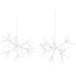 Sparkling Starburst Hanging Light Balls 3 Pack - thumbnail 2