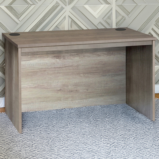 R White Cabinets Grey Large Home Office Desk - image 1