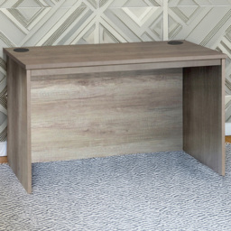 R White Cabinets Grey Large Home Office Desk - thumbnail 1