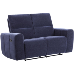 Holborton Manual Recliner Sofa Navy Blue 2 - thumbnail 2